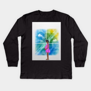 Pregnant Kids Long Sleeve T-Shirt